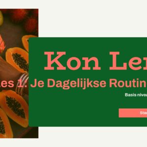 Je Dagelijkse Routine