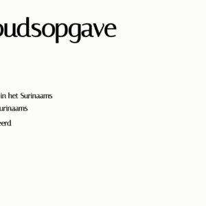 Kon Leri Basis Abonnement Surinaams Extra (Niveau 1) - Afbeelding 2