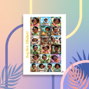 Surinaamse Kinder Poster Alfabet