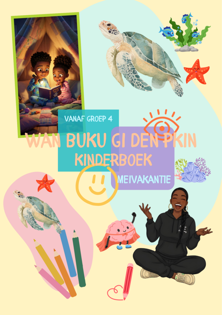 Kinderboek - Wan Buku Gi Den Pkin | Kinderboek Meivakantie