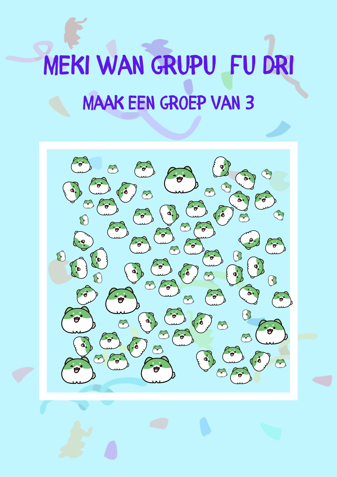 Kinderboek - Wan Buku Gi Den Pkin | Kinderboek met Tellen, Spelletjes in het Surinaams - Afbeelding 4