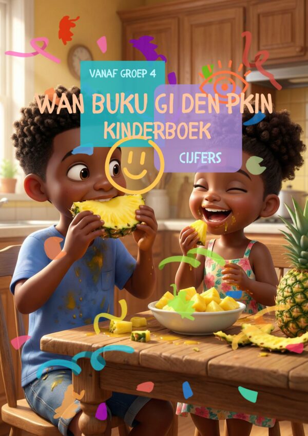 Kinderboek - Wan Buku Gi Den Pkin | Kinderboek met Tellen, Spelletjes in het Surinaams